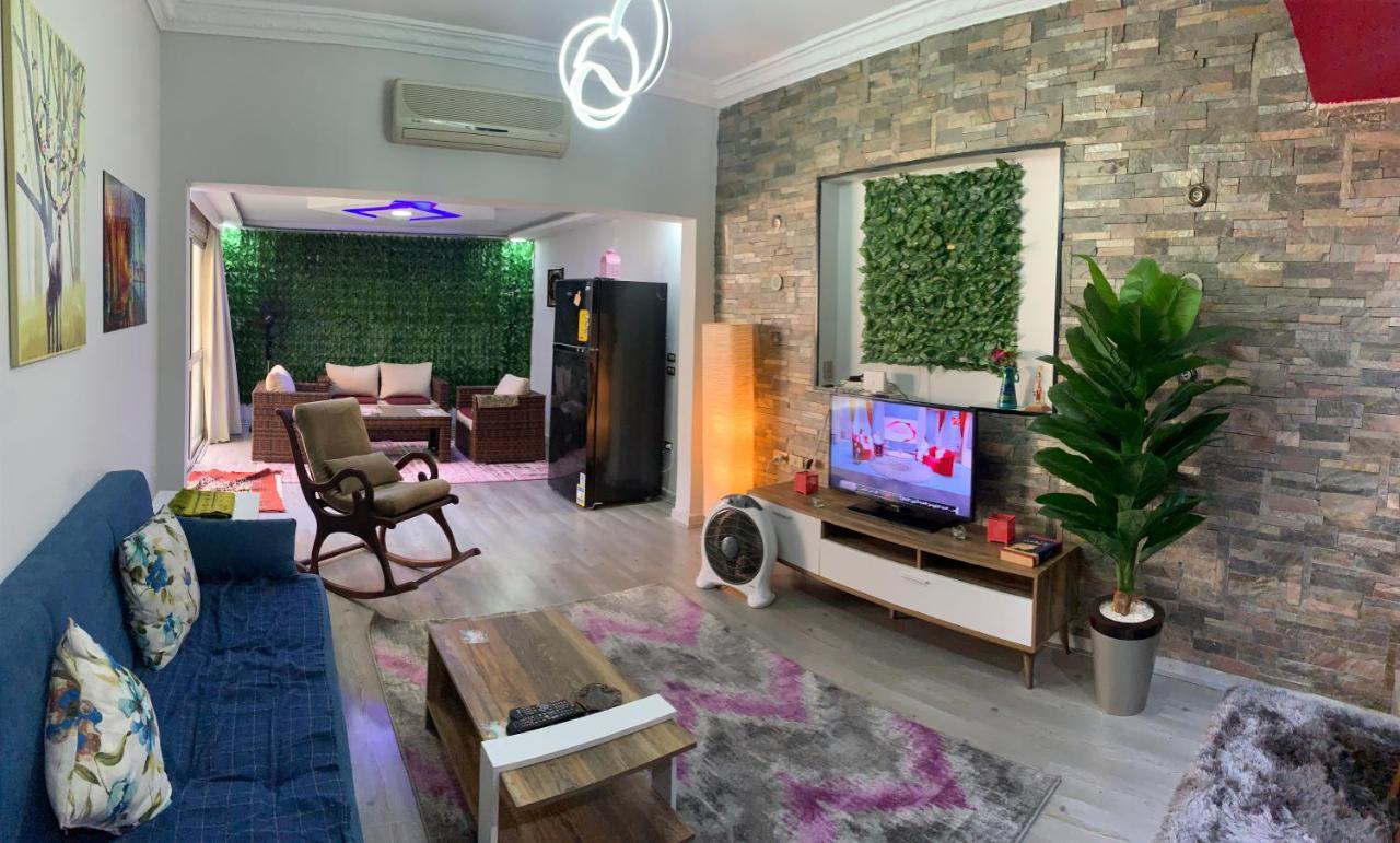 Apartment With A Private Garden In New Cairo Exterior foto